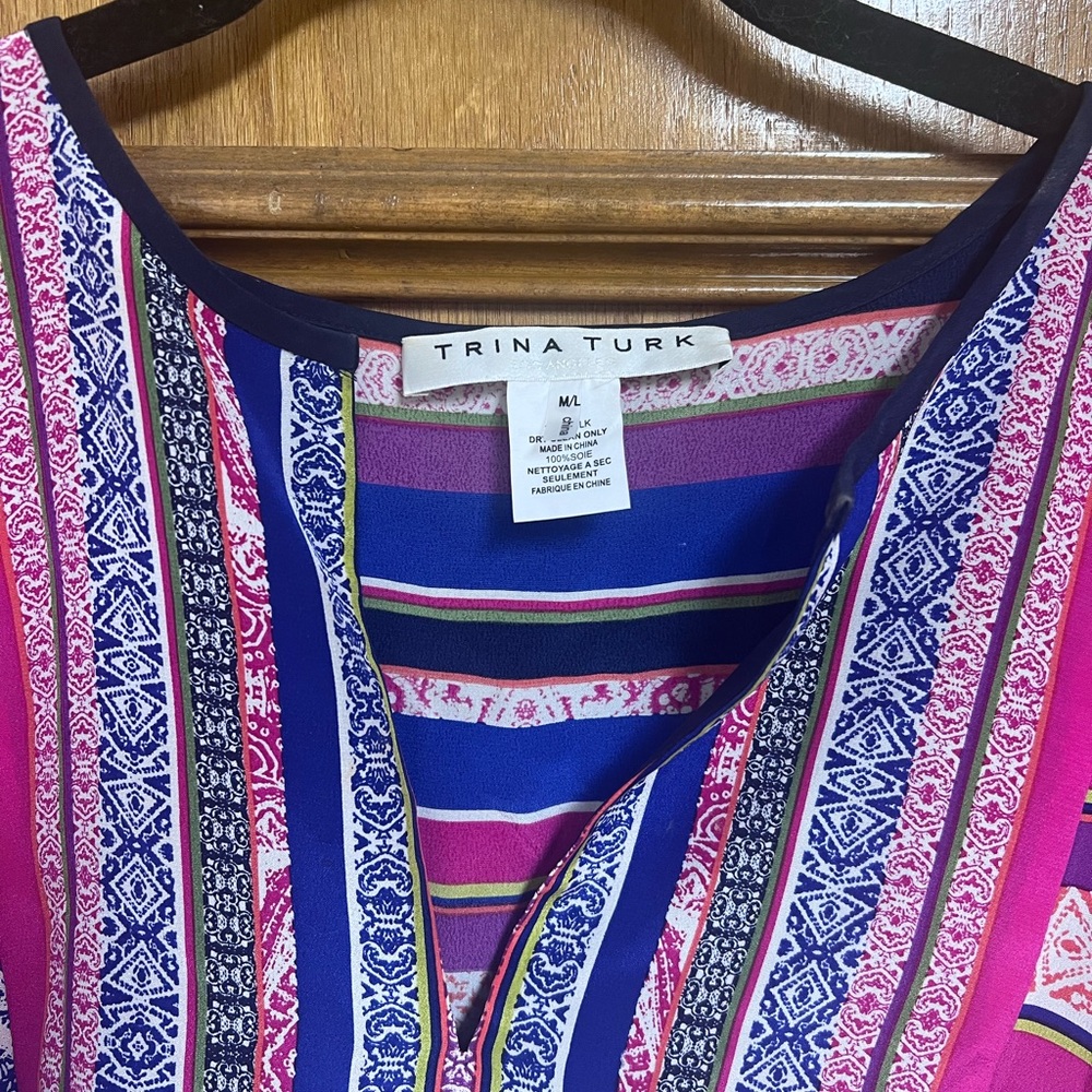 Trina Turk Printed Caftan Dress